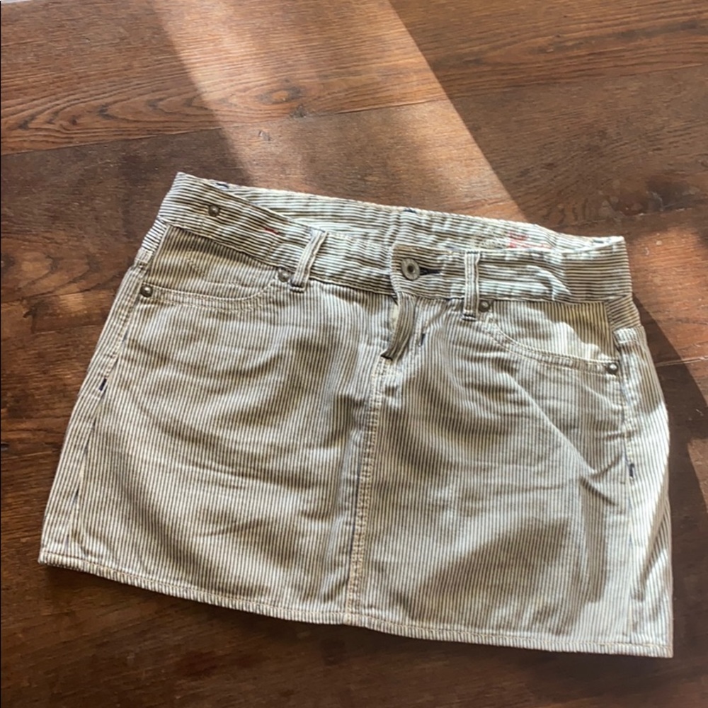 Jean Skirt in Cute Stripe